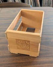Napa Valley Box Company Vintage Wooden CD Storage Crate 10" Vintage