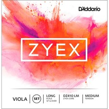 D'Addario Zyex Series Viola String Set 16 Long Scale Medium