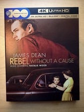 Rebel Without a Cause (4K UHD + Blu-ray) With Slipcover (No Digital)