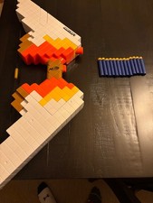 nerf minecraft bow dart blaster