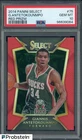 2014-15 Select Red Prizm #75 Giannis Antetokounmpo Bucks 83/149 PSA 10
