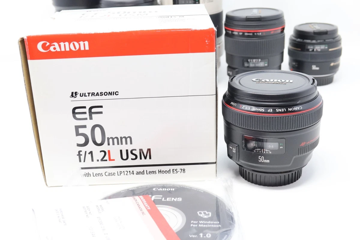 Canon EF f/1.2 Camera Lenses 50mm Focal for sale - eBay