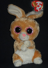 TY BEANIE BOOS - CARROTS THE RABBIT - MINT TAGS - 2014 NEW VERSION - PLEASE READ
