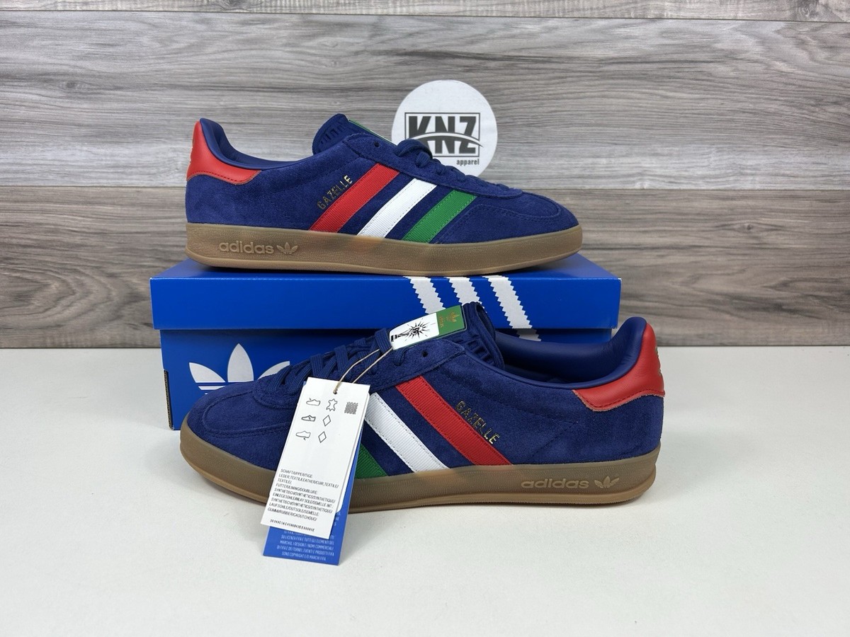 Adidas Gazelle Indoor 'FIFA World Cup' Italy Blue Green (IH9666
