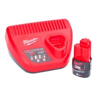Milwaukee M12 NRG-301 Akku Starter Set 12 V 3,0 Ah Li-Ion Akku + LadegeräT