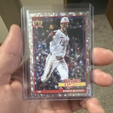 Topps 2024 Series 1 Byron Buxton #94 Parallel Minnesota Twins MLB Baseball Card