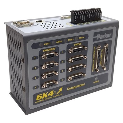 Parker 6K4 Compumotor Stepper/Servo Motion Control/Indexer 4-Axis, RS-232, 24VDC