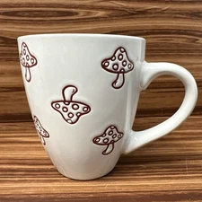 Embossed MUSHROOMS Mug Coffee / Tea Cup