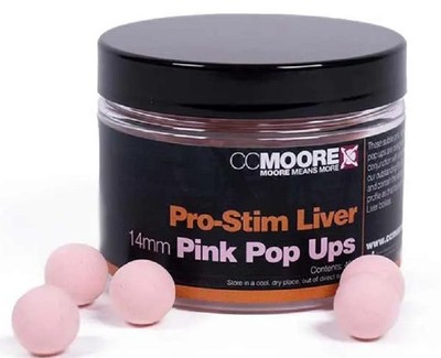 CCMoore Pro-Stim Liver Pink Pop Ups 14 mm