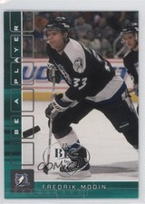 2001-02 ITG Be A Player Memorabilia 7/10 Fredrik Modin #65 0f2