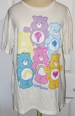 Grayson Threads Care Bears Ivory T Shirt Top Womens Size L XL NWT