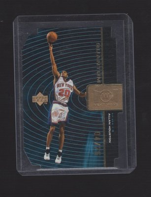 #ad Allan Houston 1998 99 Upper Deck Next Wave Quantum Gold Die Cut #GNW19 04 75 $60.00