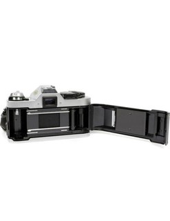 Canon AE 1 Silver 35mm SLR Film Camera w/ Canon FD 50mm Lens