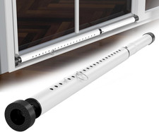 Sliding Door Security Bar  17.5-50 Inch Adjustable Patio Door Security Bar, Heavy