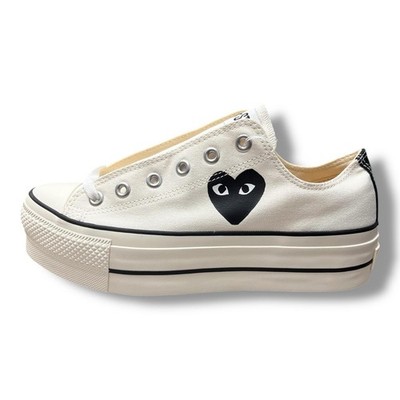 Men 9.0US Play Comme Des Garcons Converse All Star Lifted Ox Condition Ss
