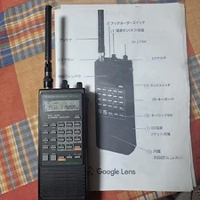 WR-100 AM/FM Receiver Backlight LCD 100kHz-1.3GHz Battery Powered