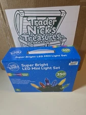 Winter Wonder Lane  Super Bright LED Mini Light Set 350 Multi Color Lights 