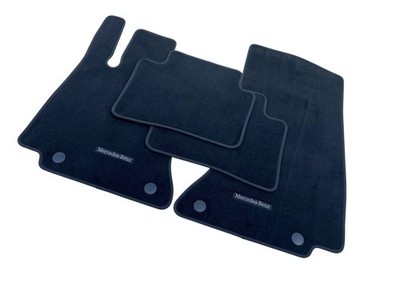 Original floor mats suede black Mercedes-Benz C-Class W206 206 carpet fabric
