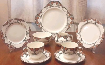 Kronherzog: Orangenbaum: Tee & Kuchen für zwei: Art Deco