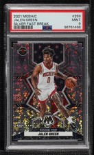 2021-22 Mosaic National Pride Fast Break Silver Prizm Jalen Green PSA 9 MINT v9t