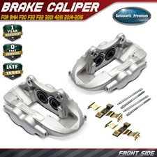 Pair Front Brake Caliper W Aluminum Pistons For Bmw 320i 12-18 320i Xdrive 328i