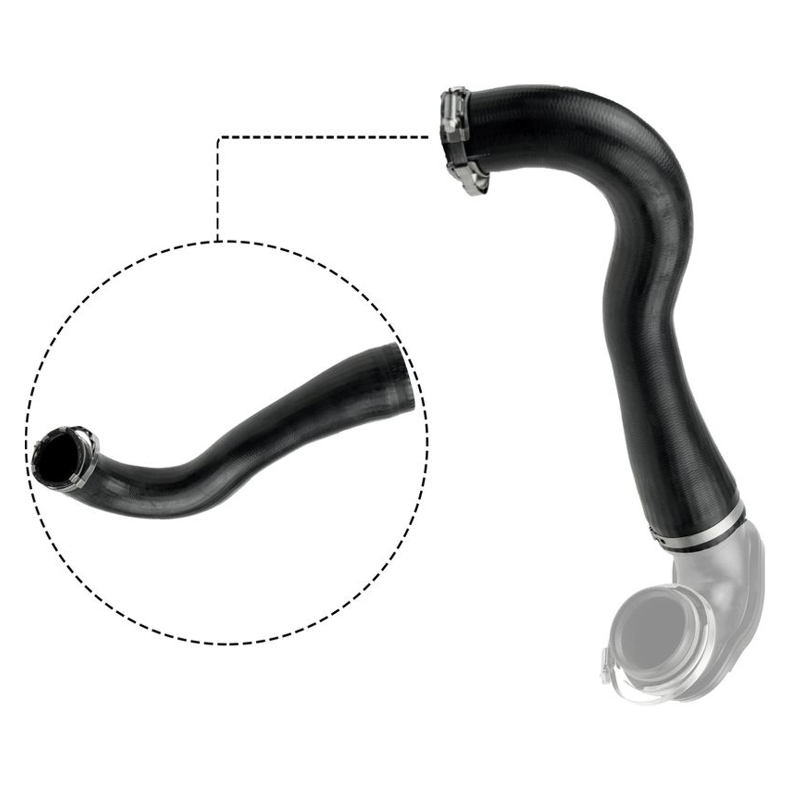 Gates Turbo Hose fits VAUXHALL INSIGNIA A 1.6 09 to 17 A16LET Charger 13257286 - Image 6