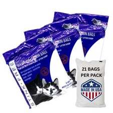 Scoop  Bag Odor Sealing Cat Litter Poop Waste Bags 3 Pkgs