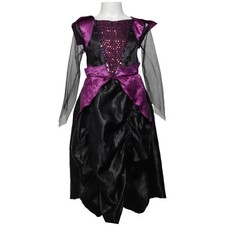 Verkleidung, Gr&ouml;&szlig;e: 128, Polyester, Schwarz/Lila, Sonstiges #vV0