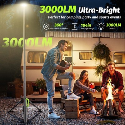 Tresda Rechargeable Telescopic Camping Light, 8.4 FT LED Work