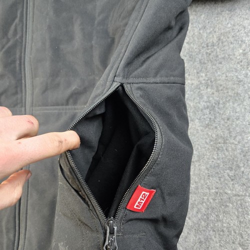 Milwaukee Jacket Mens Large Black M12 Heated Gear Coat Hooded Midweight +READ+ - Picture 9 of 19