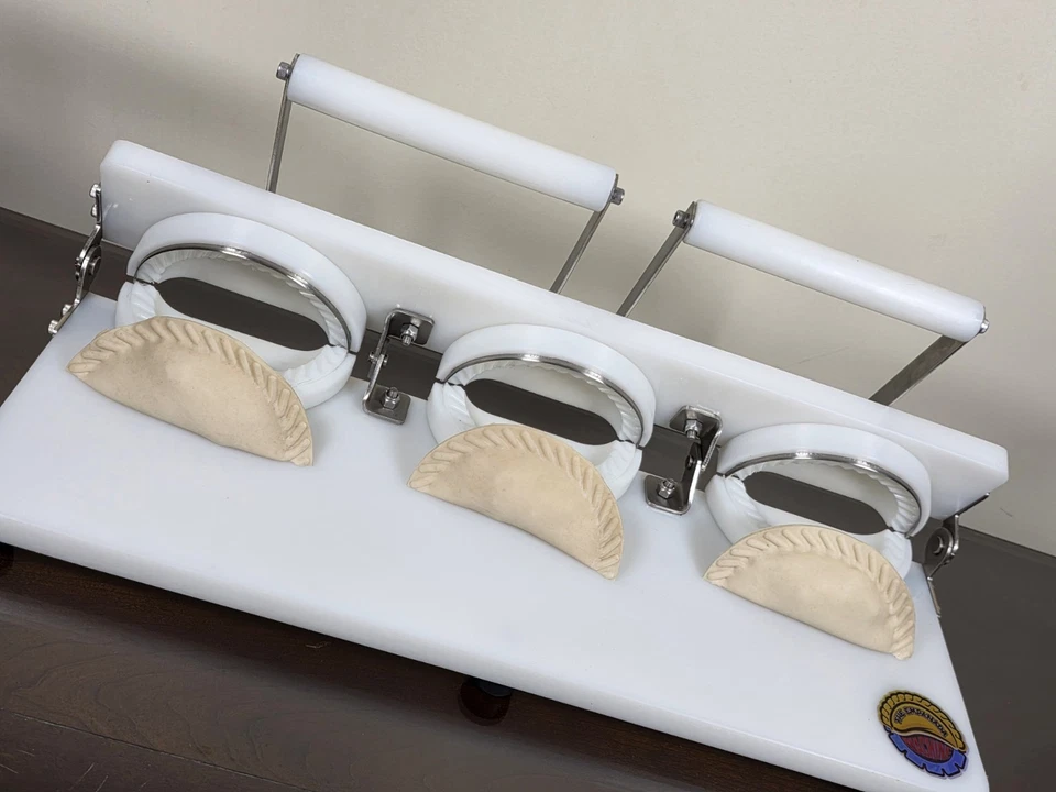 PRENSA EMPANADA MÁQUINA DE EMPANADAS PARA USO EN RESTAURANTE HACE EMPANADAS 14 CM  Foto 4 de 4