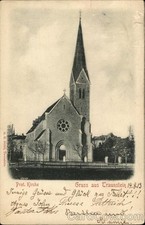 Traunstein, Germany Protestant Church Original Vintage Postcard