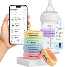 HoopDee Hoops Breast NFC Milk Bands, Free App, Color Labels Formula Management