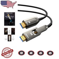 8K Fiber Optic HDMI to Micro HDMI Cable 150FT, 48Gbps HDR Ready