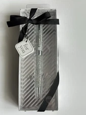 NWT ARGENTO SC Sparkle Ballpoint Pen Embellished With Crystals From Swarovski