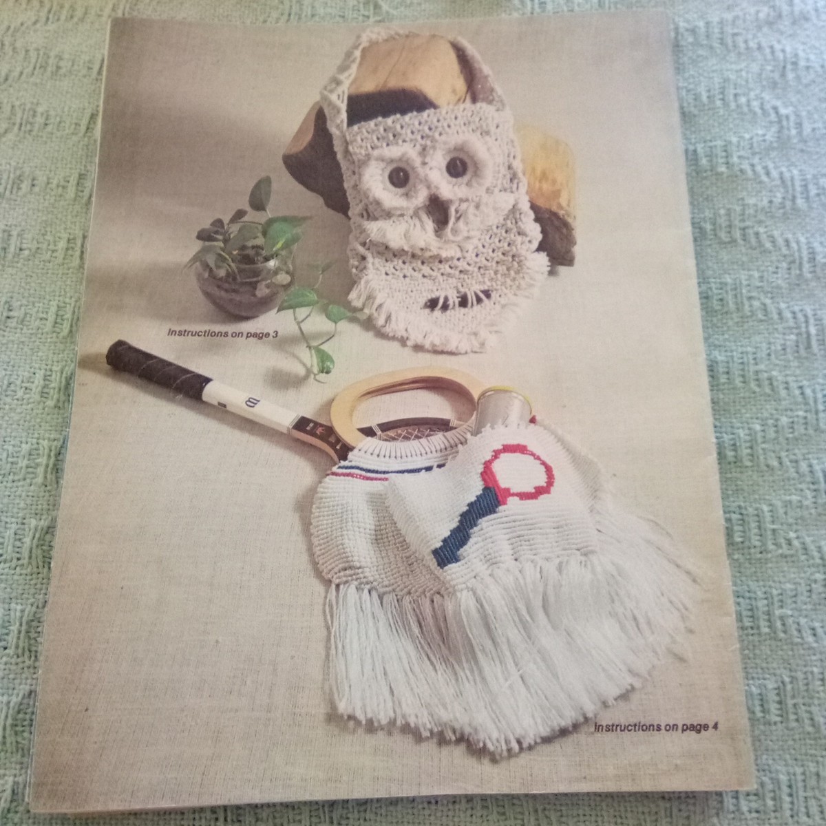 Vintage 1976 Lynn Paulin New Macramé Pattern Book