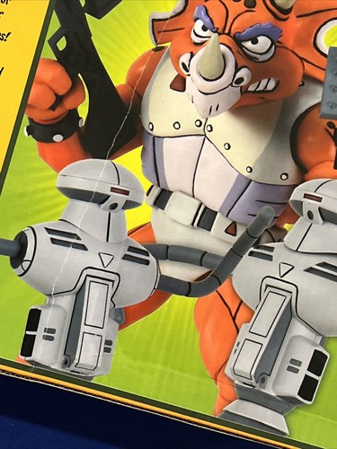 NECA TMNT TRICERATON INFANTRYMAN & ROADKILL RODNEY 3 Pack Reel Toys 7” Inch 2020 - Picture 10 of 12