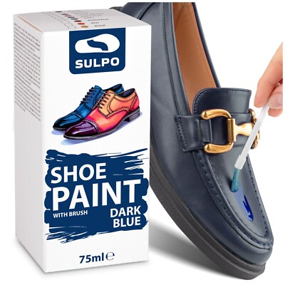 Schuhfarbe - Lederfarbe 75 ml - Ideal für Naturleder, Synthetik und Textil