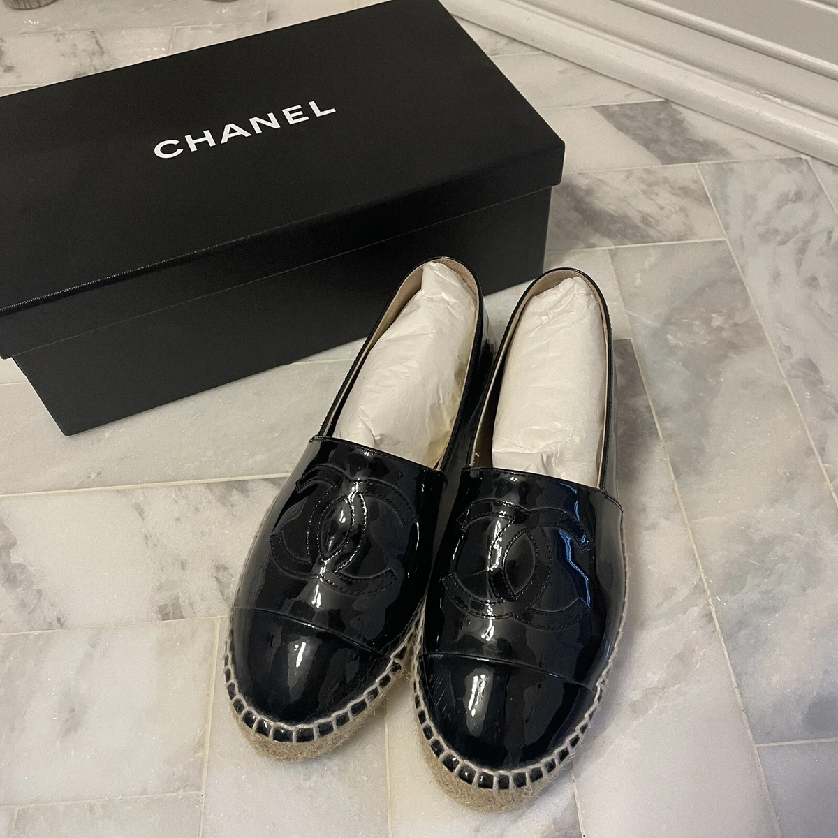 Chanel espadrilles shop ebay