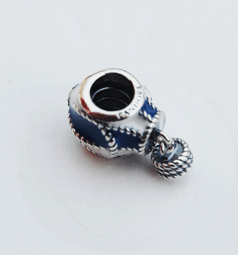 Genuine Pandora Silver Charm "Hot Air Balloon" - 791145ENMX - retired - Picture 2 of 2