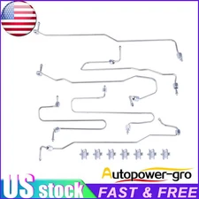 For Cat 3406 3406B 3406C Fuel Injection Lines Kit With Clamps 1917941 1917942 US