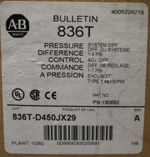 Allen-Bradley Pressure Difference Control 836T-D450JX29 ++ NEW ++