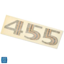 1976-1977 Firebird Trans Am "455" Hood Scoop Decal Light Gold Dark Gold Black EA