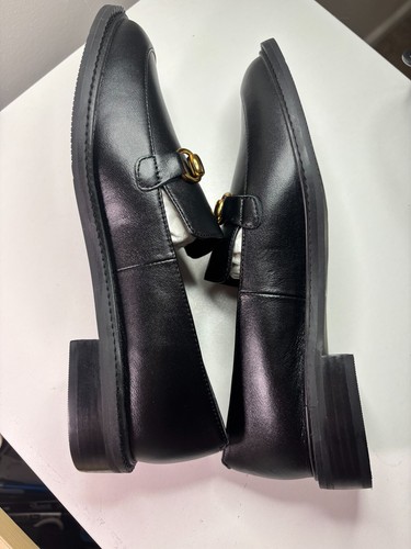 Lisa Vicky Zany-V Loafers Black Sheep Nappa Leather Women Size 7.5M - Picture 15 of 17