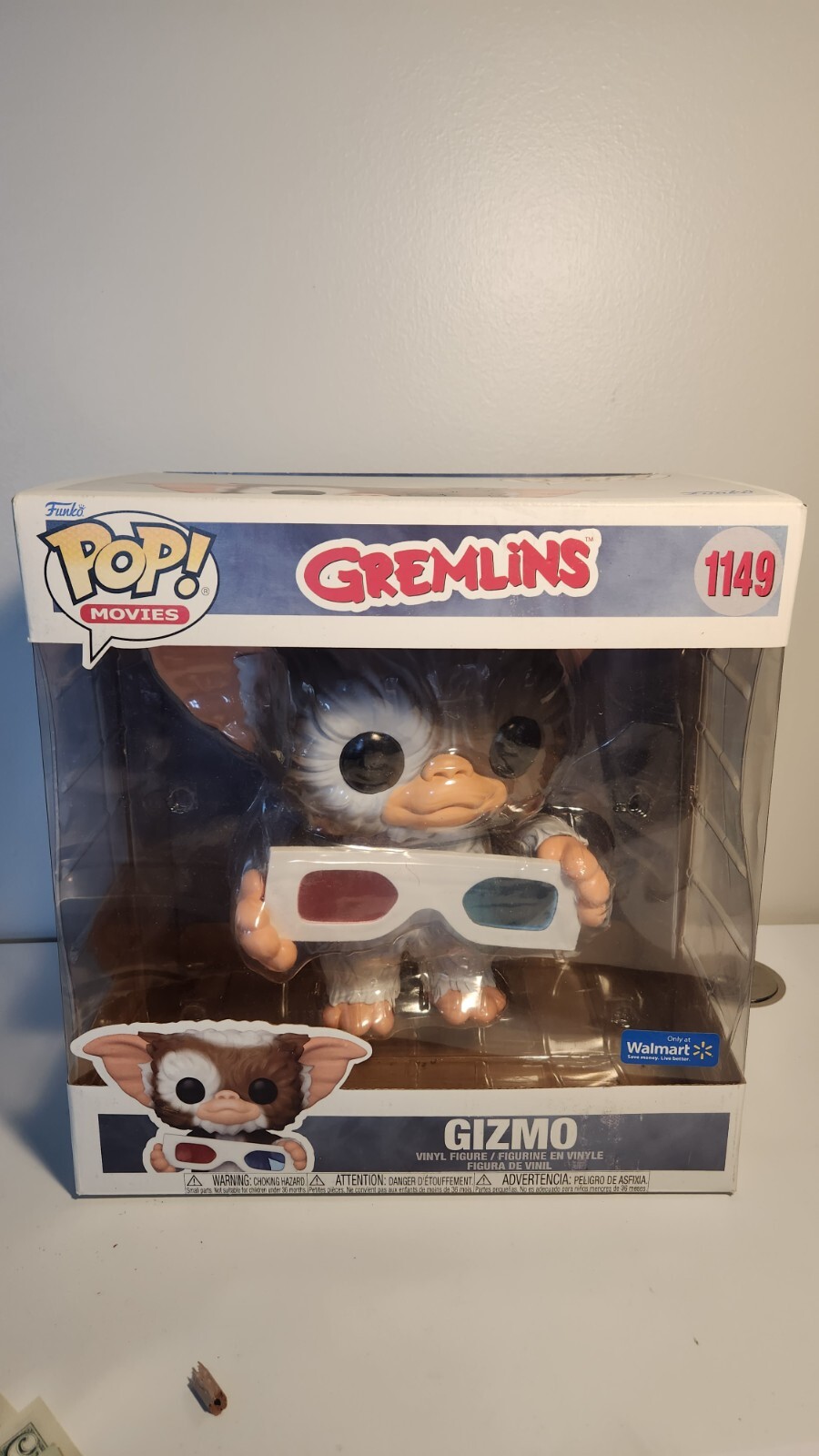 Funko Pop Jumbo Gizmo 10 Inch Walmart Exclusive Gremlins Collectible