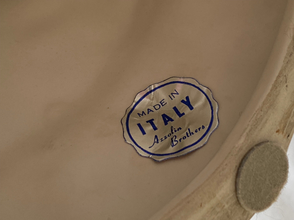 Antique C. 1960 Azzolin Brothers Large Capodimonte Table Lamps