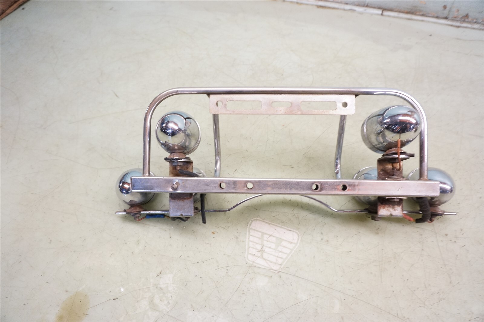 Harley Davidson Rear Fender Bumper Bullet Light Bar Shovelhead Panhead *TZ4 eBay