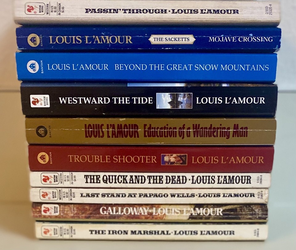 Louis L'Amour Book Lot Of 10 - Western | eBay