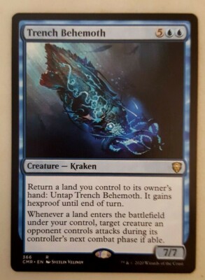 1x Trench Behemoth Commander Legends Magic the Gathering MTG NM