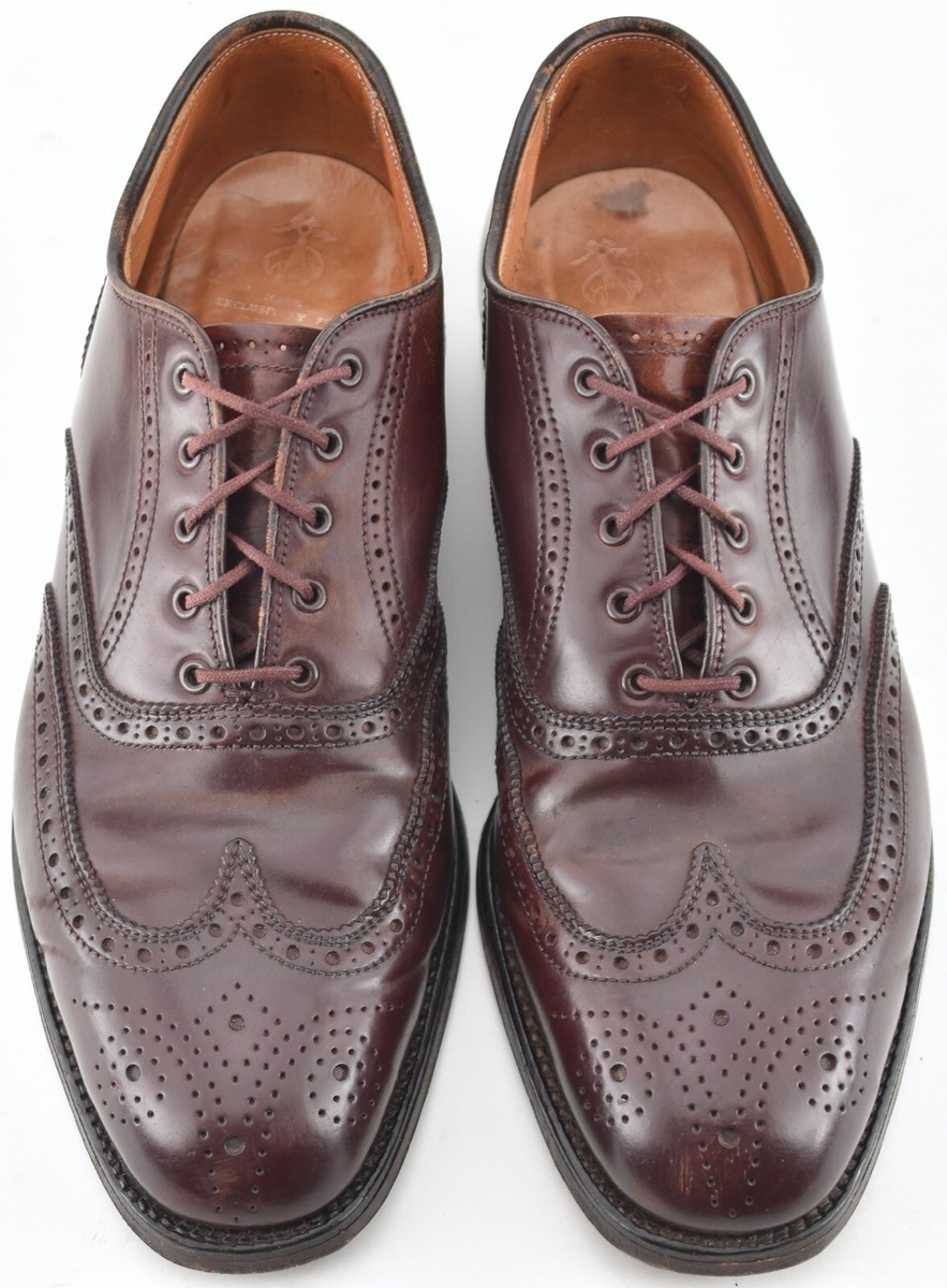 ALDEN x BROOKS BROTHERS 8D #8 SHELL CORDOVAN WINGTIP OXFORD ALDEN x BROOKS BROTHERS 8D #8 SHELL CORDOVAN WINGTIP OXFORD